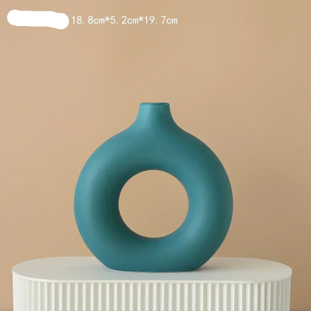 Vase céramique Donut